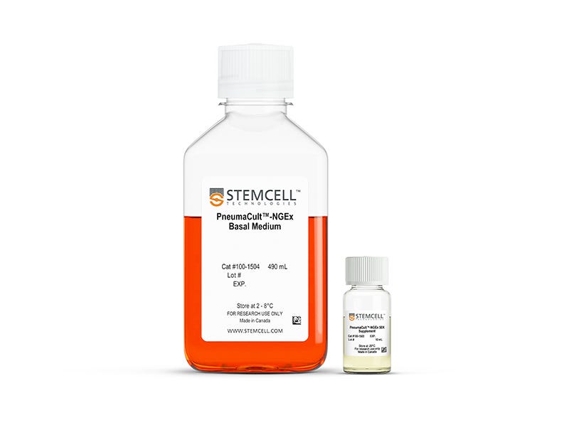 PneumaCult™-NGEx Medium for the superior expansion of human airway epithelial cells.