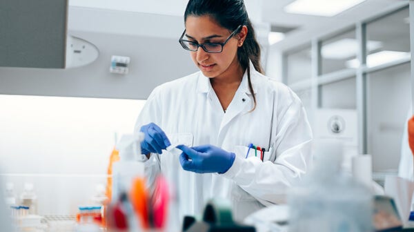 scientist working in a lab